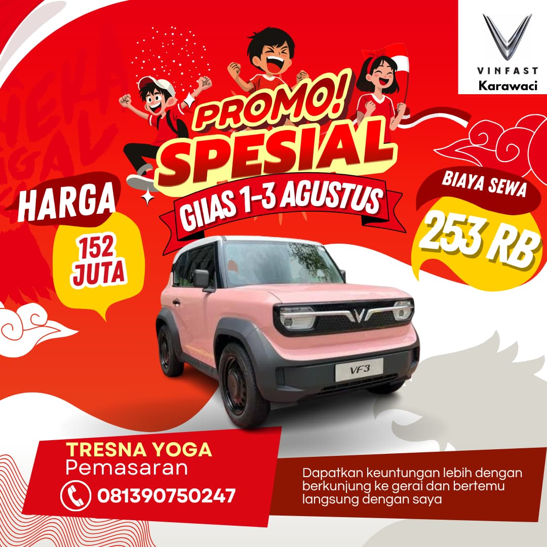 Promo vinfast Serpong Agustus 2025